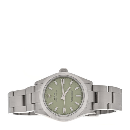 Rolex Stainless Steel 31mm Oyster Perpetual Watch Pistachio 277200 2 of 5