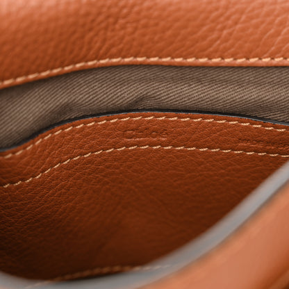 Chloe Grained Calfskin Small Marcie Saddle Bag Tan 6 of 10