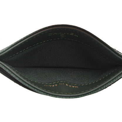 Chanel Caviar Quilted Chain CC Card Holder Khaki 5 of 9