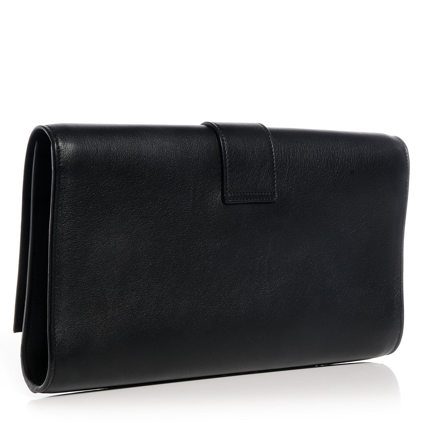 Calfskin Classic Y Clutch Black