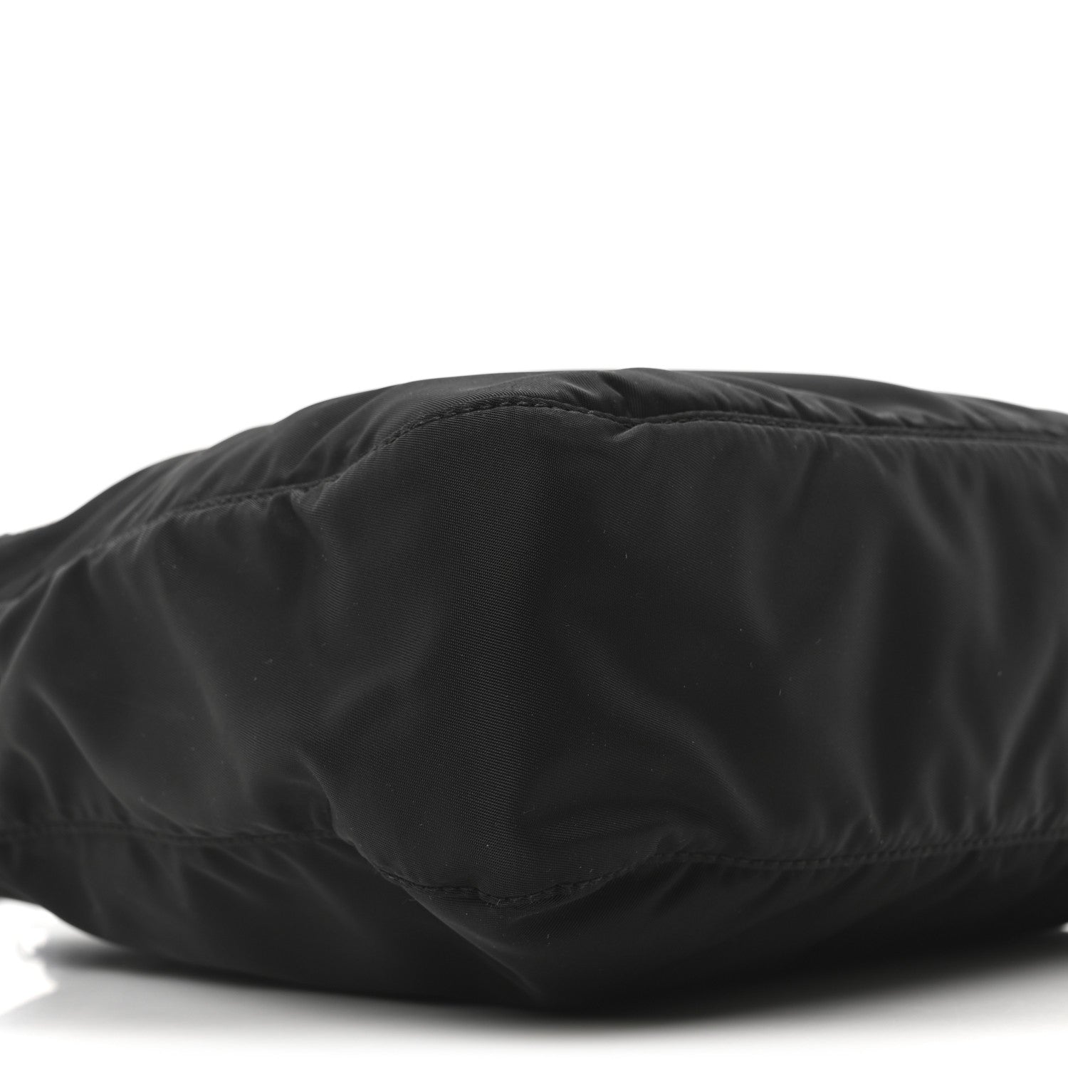 Prada Re-Nylon Nappa Triangle Zip Pocket Bag Tote Black 8 of 9