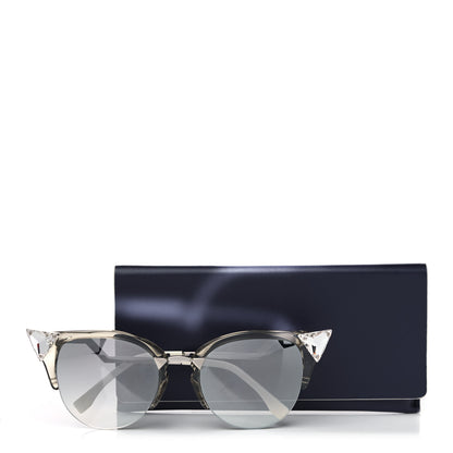 Fendi Iridia Cat Eye Sunglasses FF 0041/S Silver 12 of 12