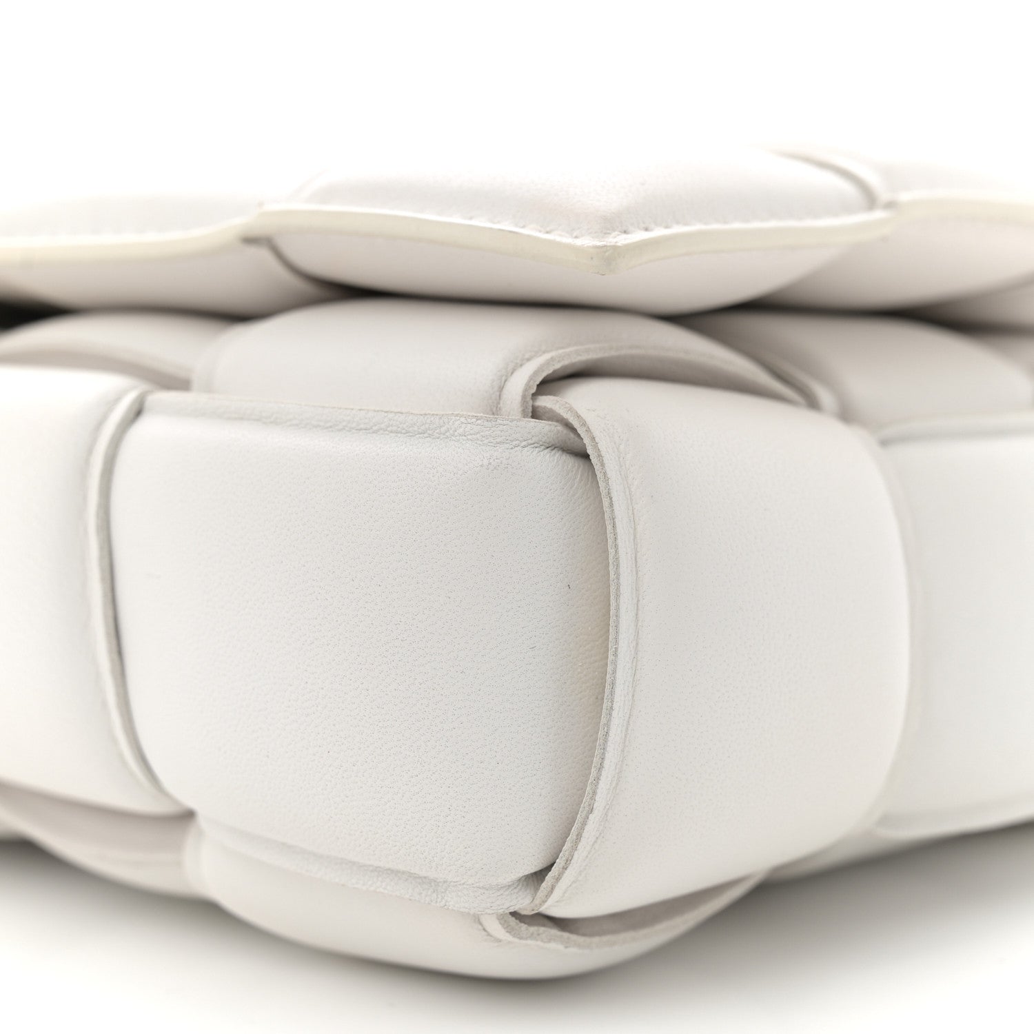 Bottega Veneta Nappa Maxi Intreccio Padded Cassette Crossbody Bag Chalk 10 of 12