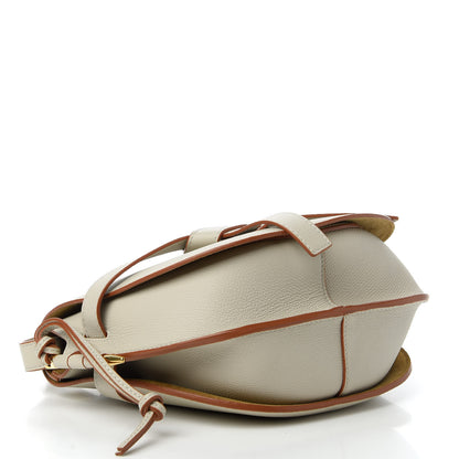 Loewe Grained Calfskin Small Gate Crossbody Bag Light Ghost 4 of 9