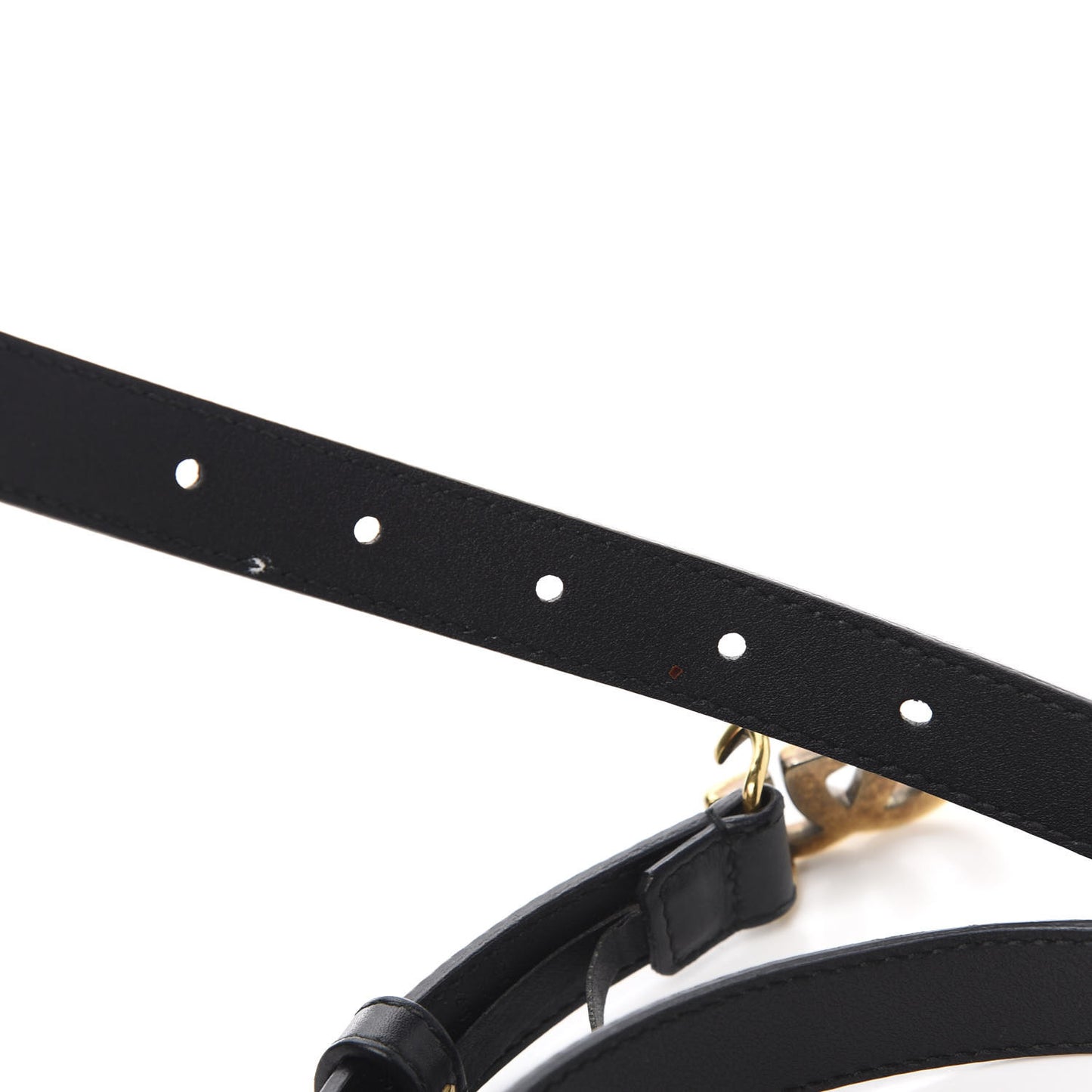 Calfskin Double G 20mm Belt 95 38 Black
