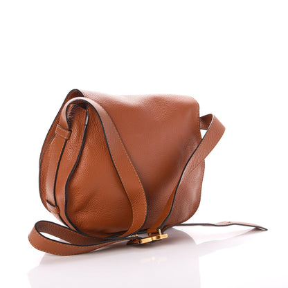 Chloe Calfskin Medium Marcie Round Crossbody Bag Tan 3 of 7