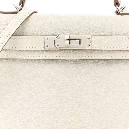 Hermes Chevre Mysore Mini Kelly Sellier 20 Mushroom 7 of 13