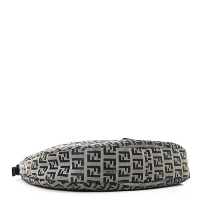 Fendi Zucchino Hobo Navy 4 of 10