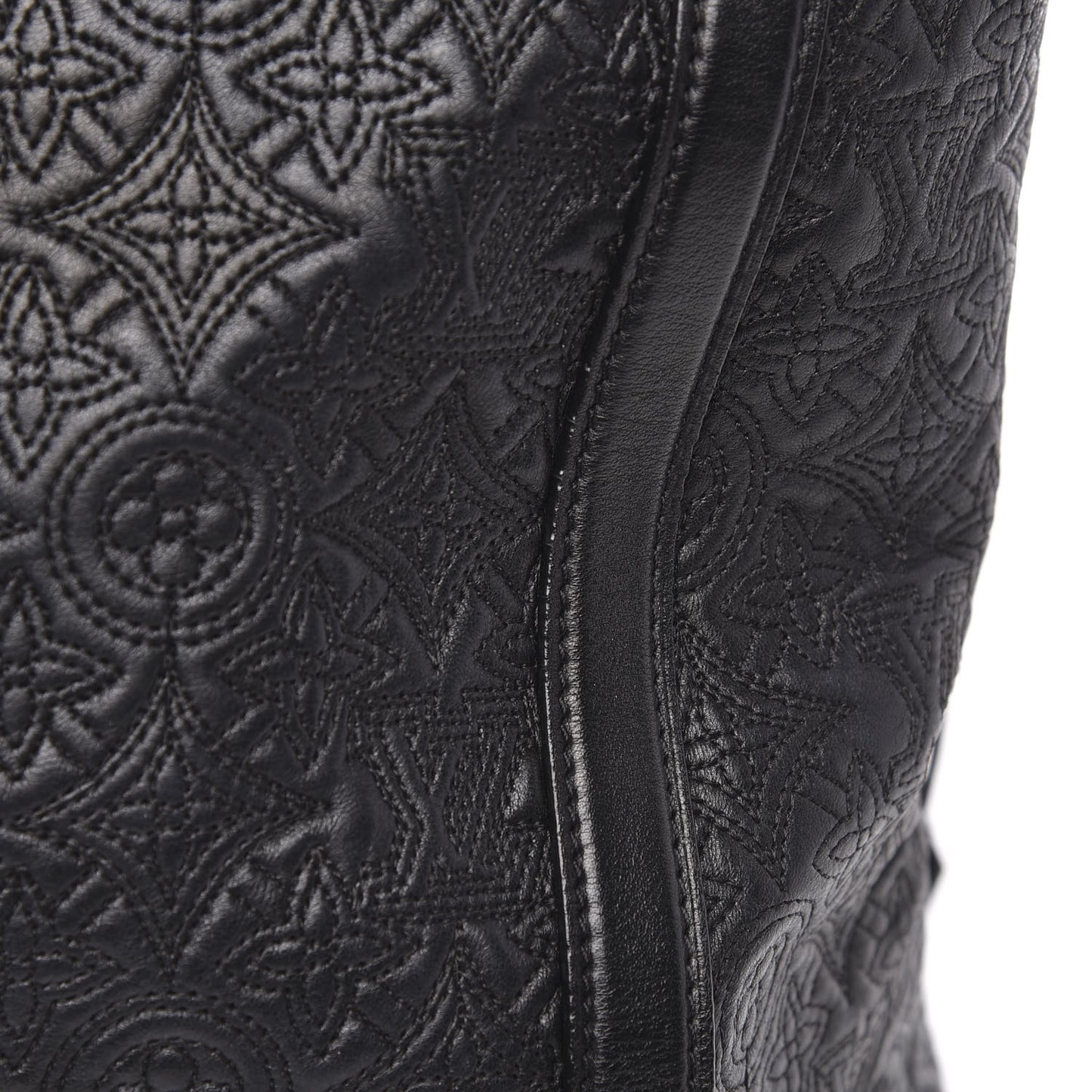 Monogram Lambskin Antheia Ixia MM Black