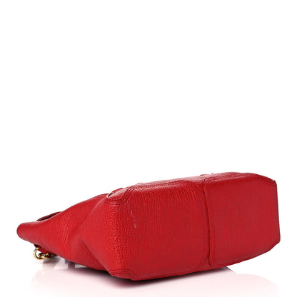 3.1 Phillip Lim Textured Calfskin Medium Pashli Satchel Red 4 of 12