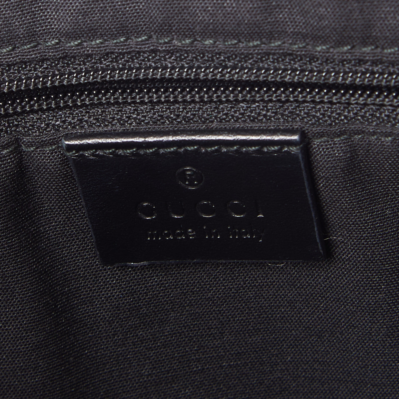 GG Monogram Web Flat Messenger Bag Black