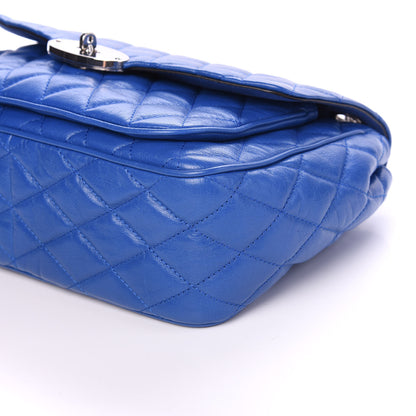 Mulberry Shiny Buffalo Quilted Darley Shoulder Bag Porcelain Blue 7 of 8