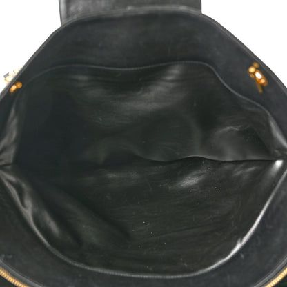 Chanel Calfskin Stitched XL Weekender Black 6 of 21