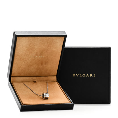 Bulgari 18K White Gold B.Zero1 Pendant Necklace 6 of 6