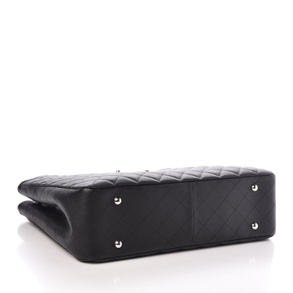 Chanel Caviar Quilted Large CC Shopping Tote Black 4 of 7