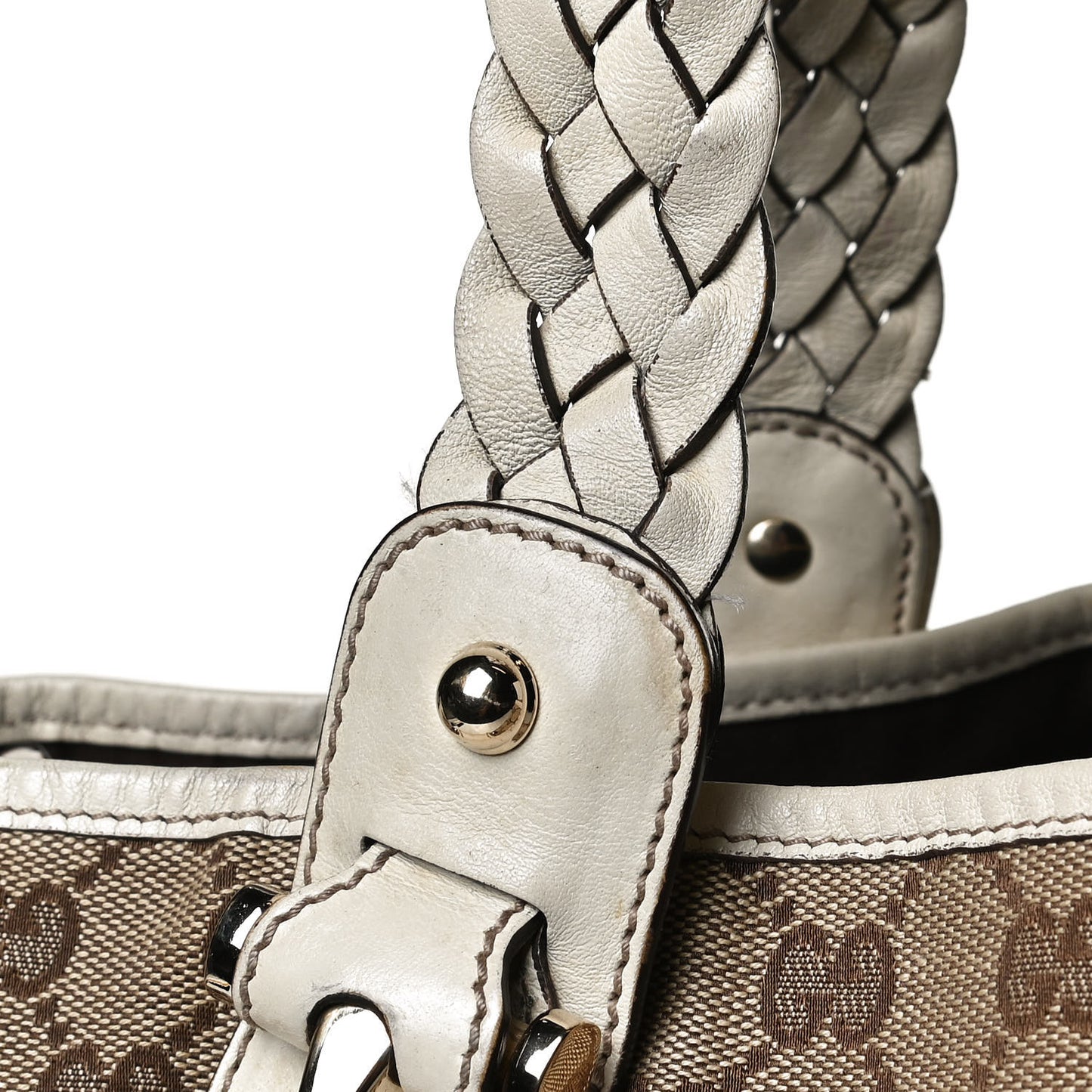 Monogram Medium Pelham Shoulder Bag Off White