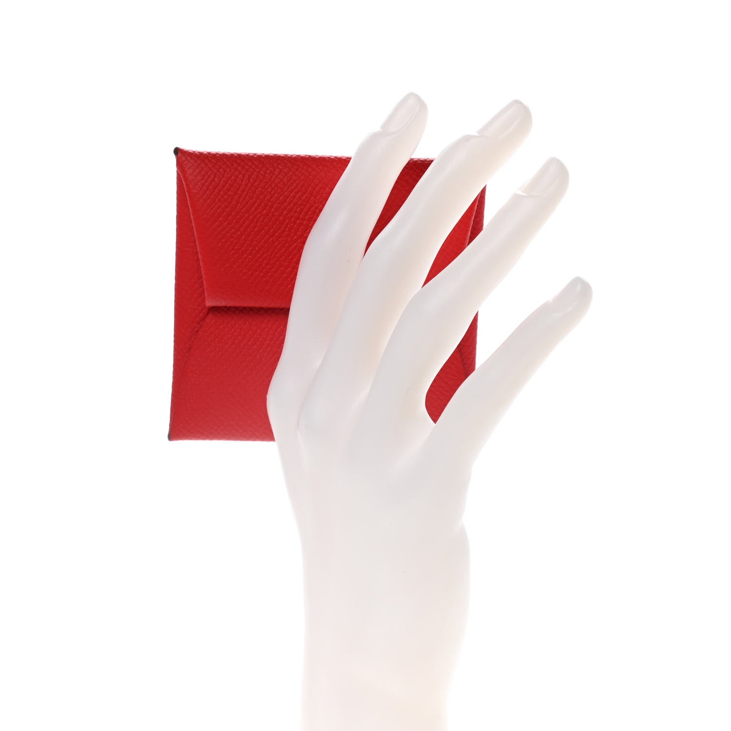 Hermes Epsom Bastia Coin Purse Rouge De Coeur 2 of 7