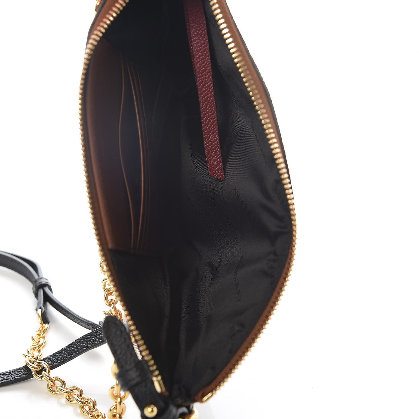Haymarket Check Peyton Crossbody Clutch Bag Toffee