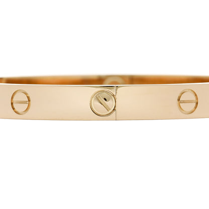 Cartier 18K Yellow Gold LOVE Bracelet 18 4 of 9