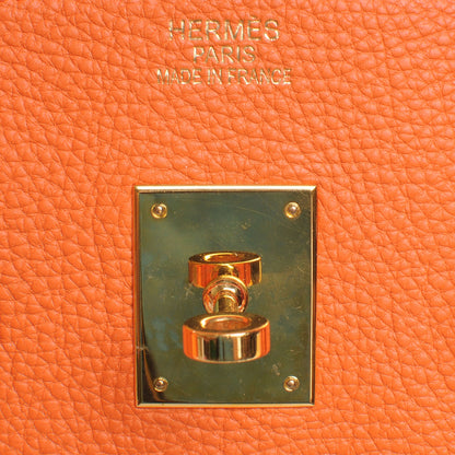 Hermes Togo Birkin 35 Orange 8 of 10