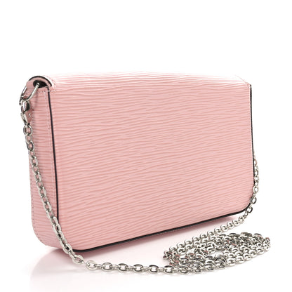 Louis Vuitton Epi Pochette Felicie Rose Ballerine 3 of 11