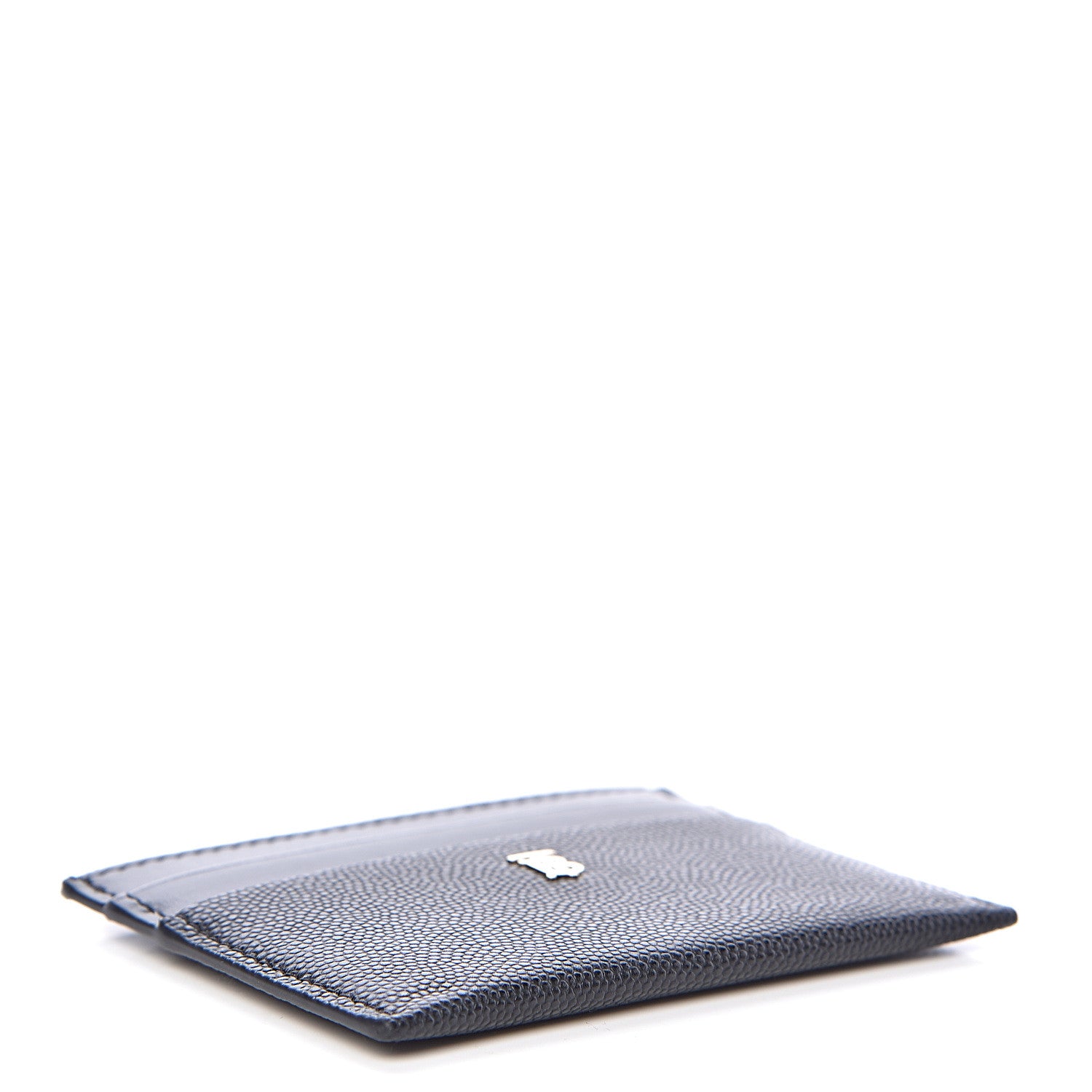 Burberry Grainy Calfskin Monogram Motif Card Case Black 4 of 7
