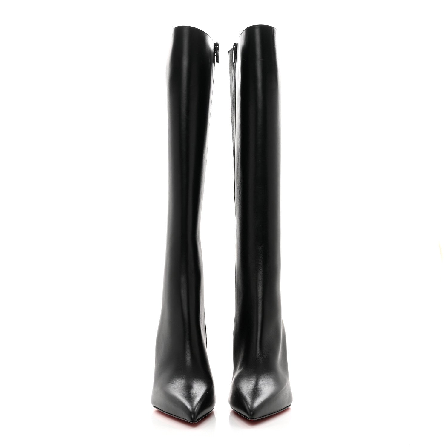 Christian Louboutin Calfskin Condora Botta 85 Knee Boots 39 Brown 2 of 8