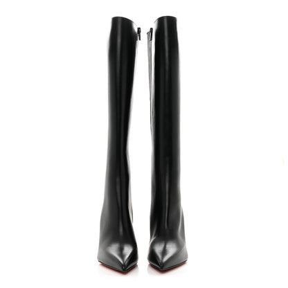 Christian Louboutin Calfskin Condora Botta 85 Knee Boots 39 Brown 2 of 8