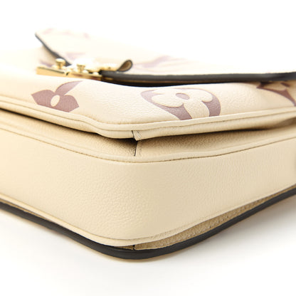 Louis Vuitton Empreinte Monogram Giant Pochette Metis Creme Bois De Rose 7 of 11