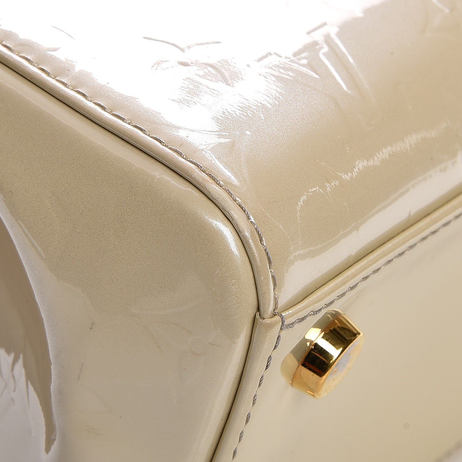 Louis Vuitton Vernis Brea MM Blanc Corail 12 of 15