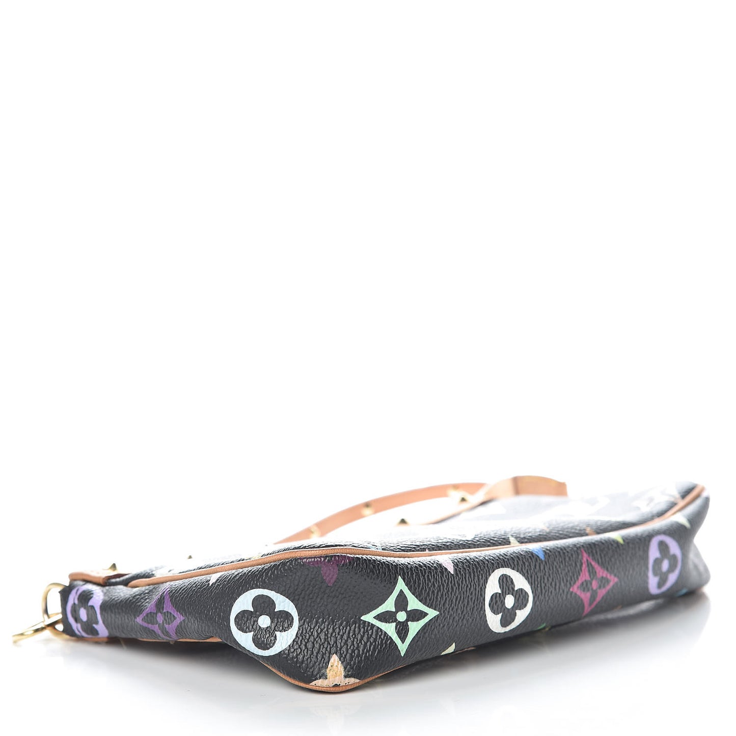 Monogram Multicolor Pochette Accessories Black