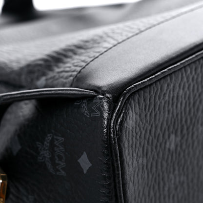 MCM Visetos Studded Medium Stark M Backpack Black 9 of 13