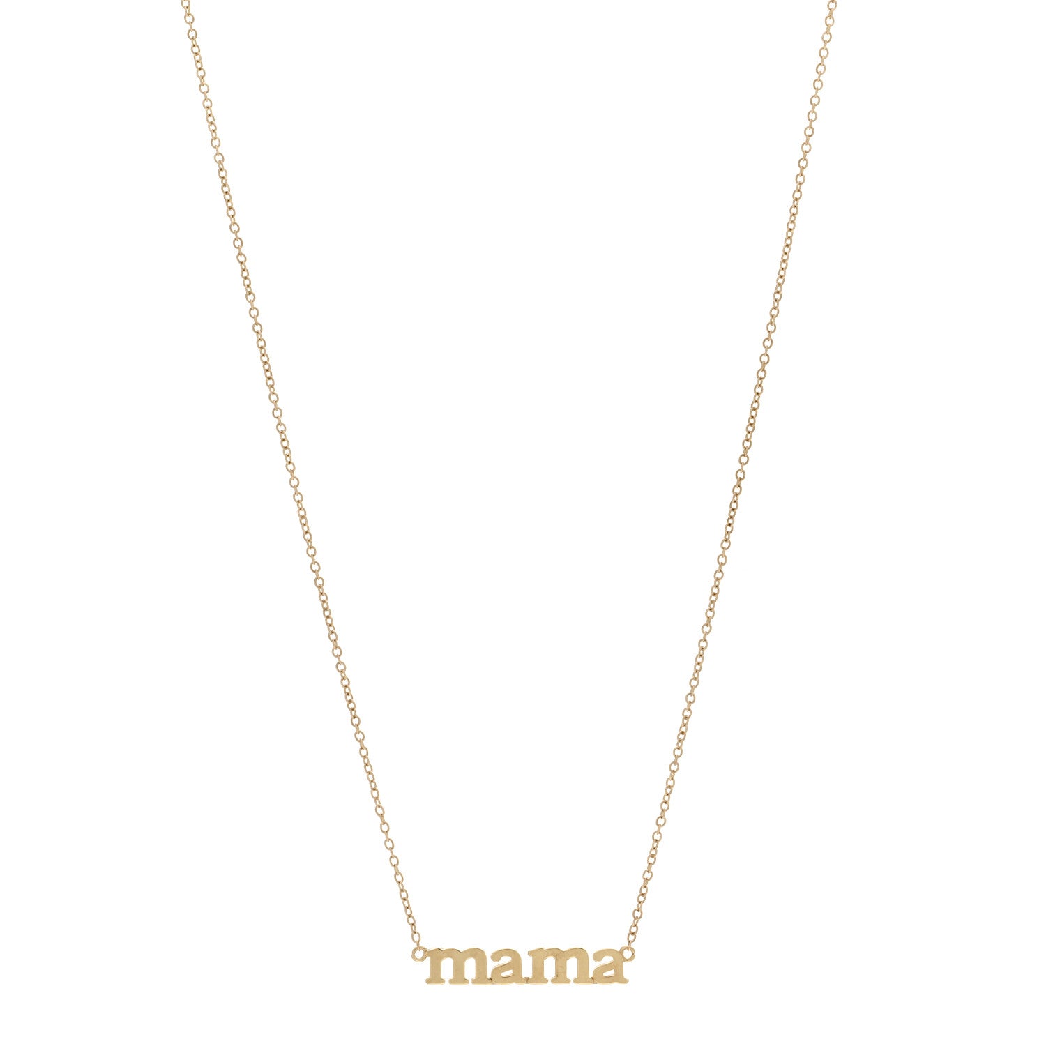 Jennifer Meyer 18K Yellow Gold Mama Necklace 1 of 4