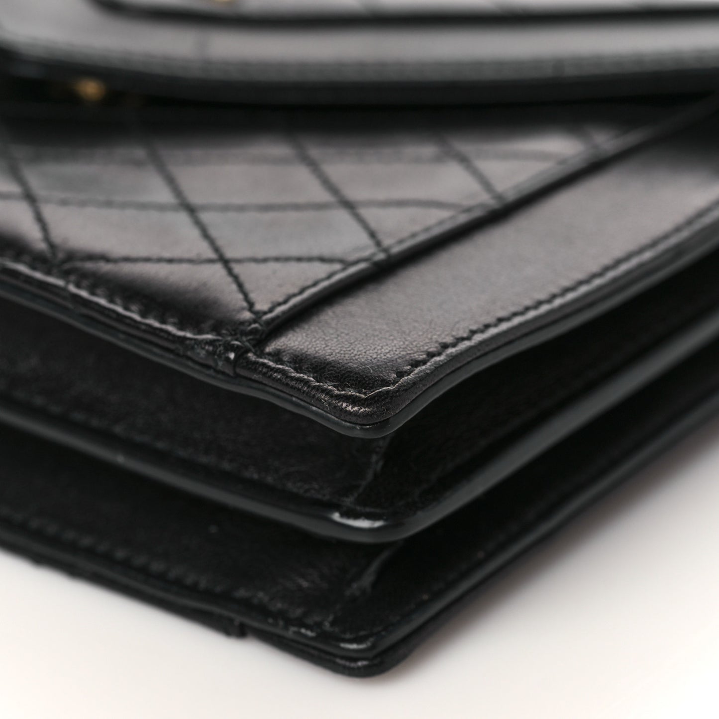 Lambskin Quilted Mini Gaby Satchel Black