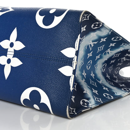 Louis Vuitton Monogram Escale Onthego GM Blue 8 of 8