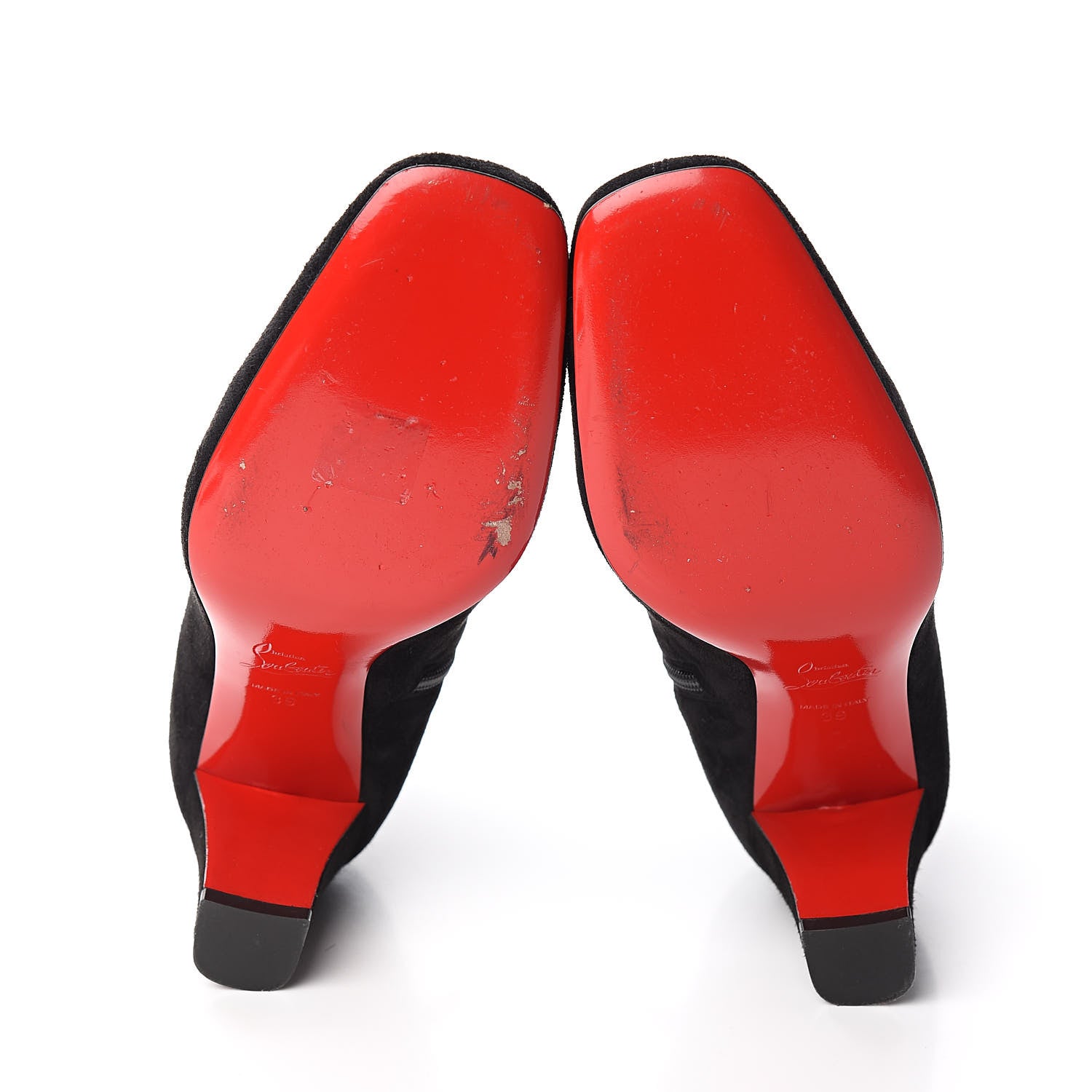 Christian Louboutin Veau Velours Tiagada 70 Ankle Boot 39 Black 5 of 9