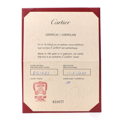Cartier 18K White Gold Diamond 2mm Etincelle de Cartier Wedding Band Ring 50 5.25 6 of 7