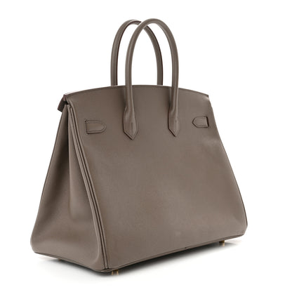 Hermes Epsom Birkin 35 Etain 3 of 13