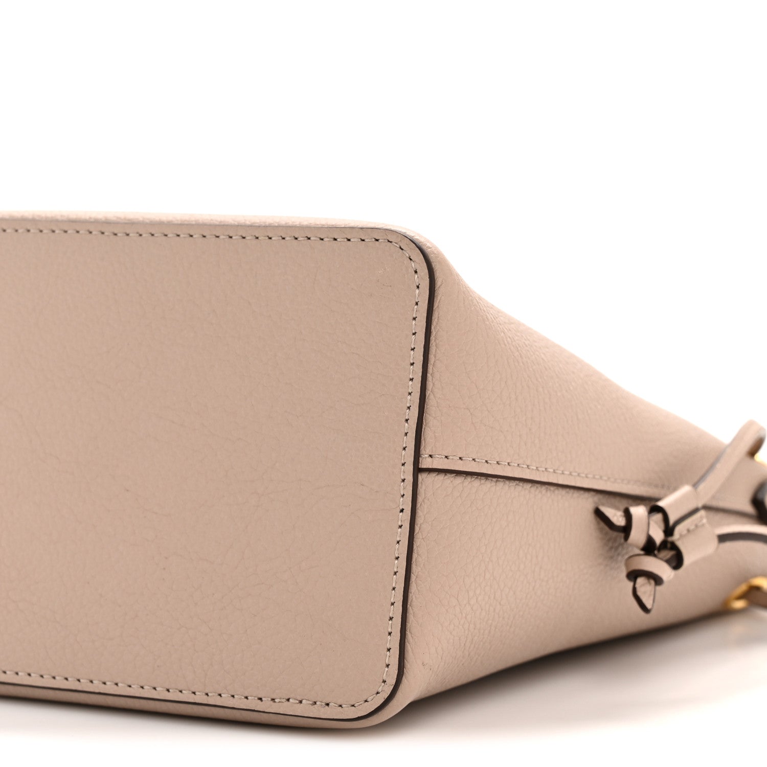 Louis Vuitton Calfskin Nano Lockme Bucket Greige 9 of 11
