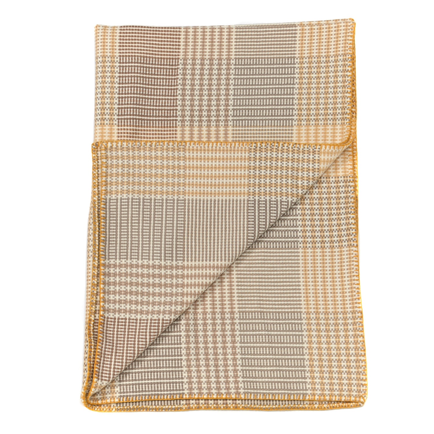 Hermes Cashmere Loomy Mosaique Blanket Champ De Ble 2 of 3