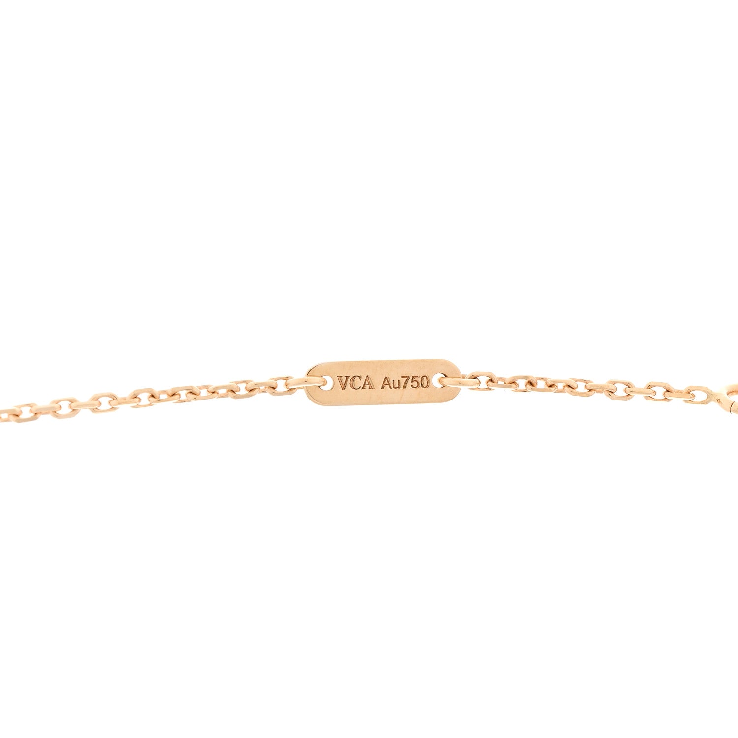 Van Cleef & Arpels 18K Yellow Gold Mother of Pearl Sweet Alhambra Butterfly Pendant Necklace 5 of 6