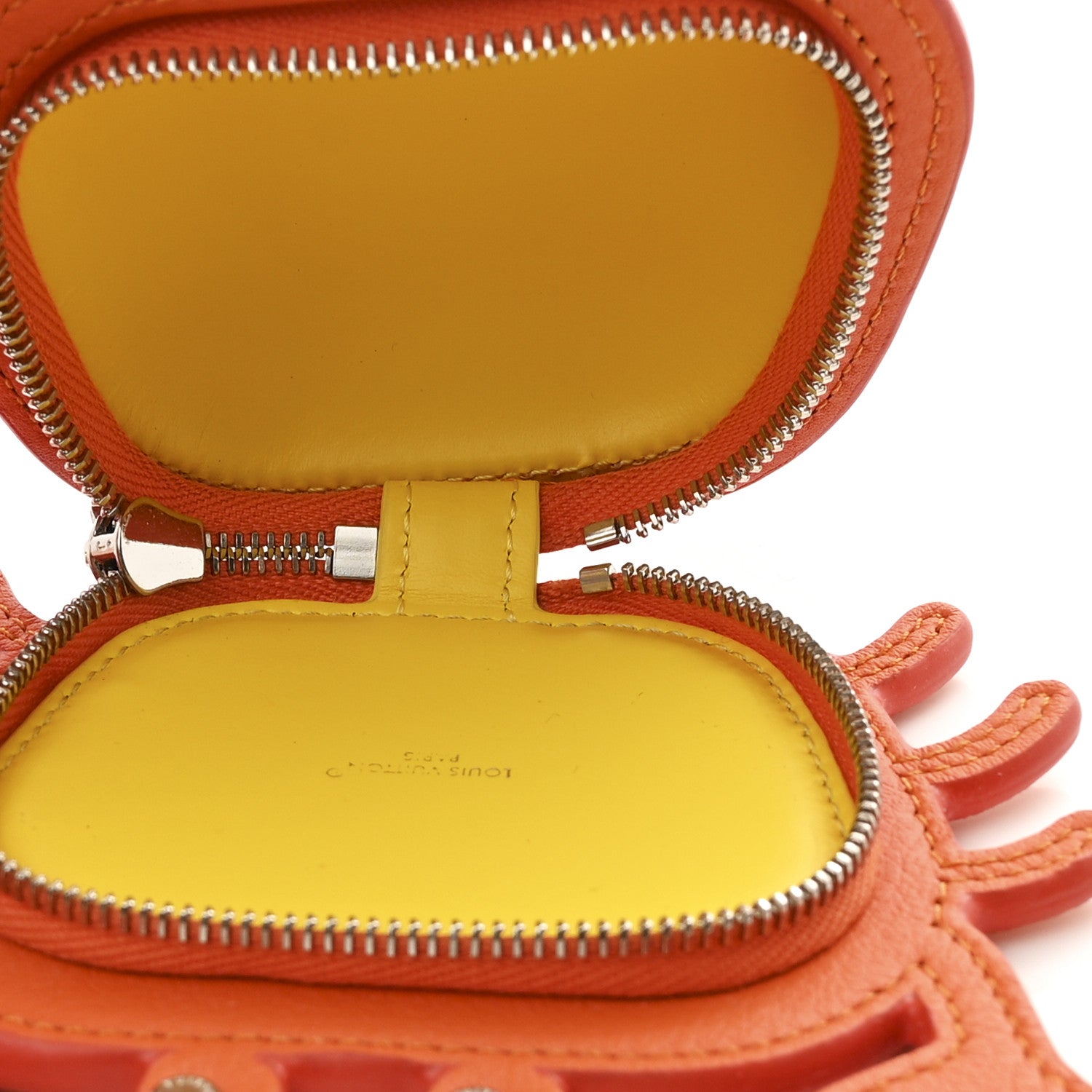 Louis Vuitton Monogram Crab Bag Charm Orange 3 of 5