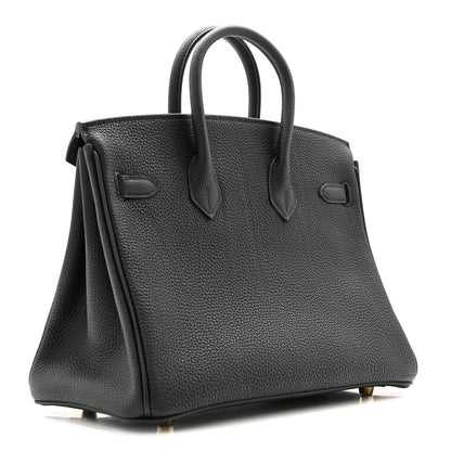 Hermes Togo Birkin 25 Black 3 of 13