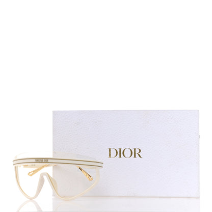 Christian Dior Mask DiorClub M2U Sunglasses Translucent Ivory 9 of 9