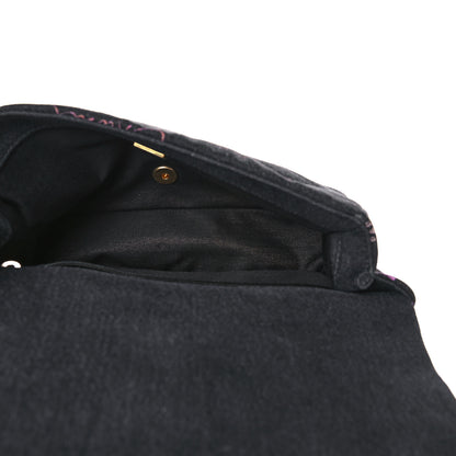 Chanel Denim Quilted Denim Mood Large Flap Black Multicolor 5 of 10
