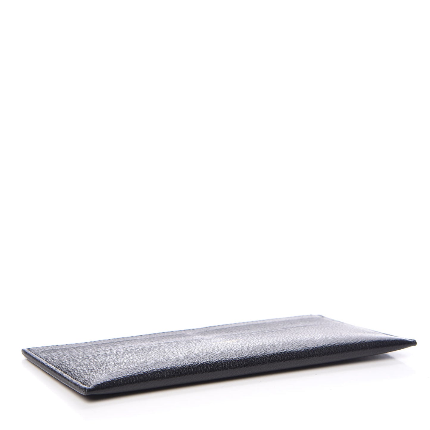 Calfskin Felicie Chain Wallet Card Holder Insert Black