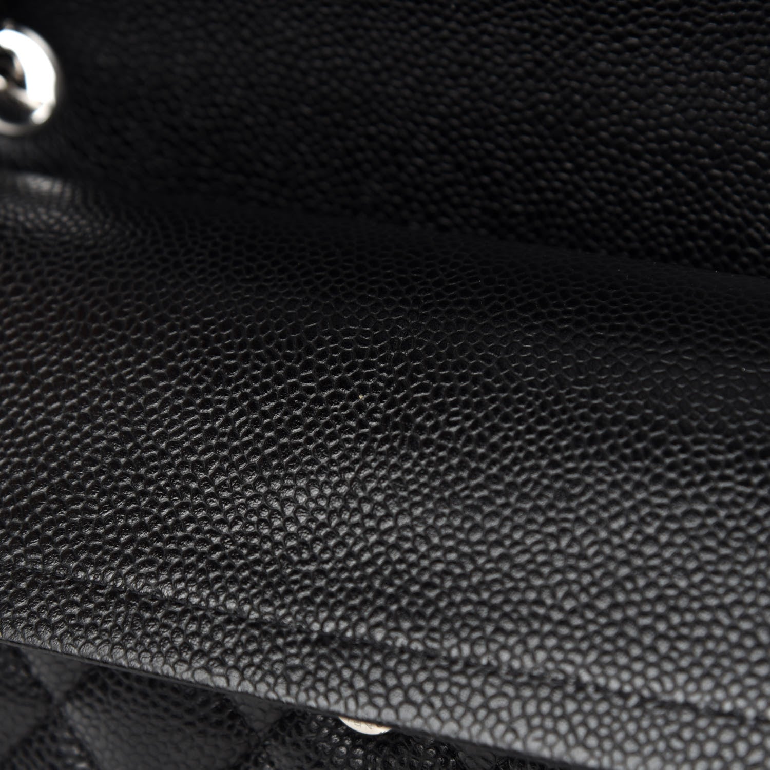 Chanel Caviar Quilted Medium Double Flap Black 10 of 15