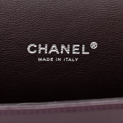 Chanel Lambskin Quilted Maxi Double Flap Purple 5 of 10