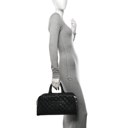 Chanel Caviar Quilted Boston Black 2 of 12