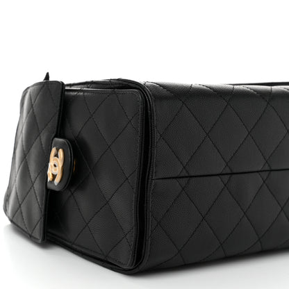 Chanel Caviar Quilted Small Chanel 25 Handbag Black 9 of 11